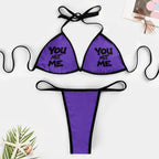 You Not Me Thong Bikini