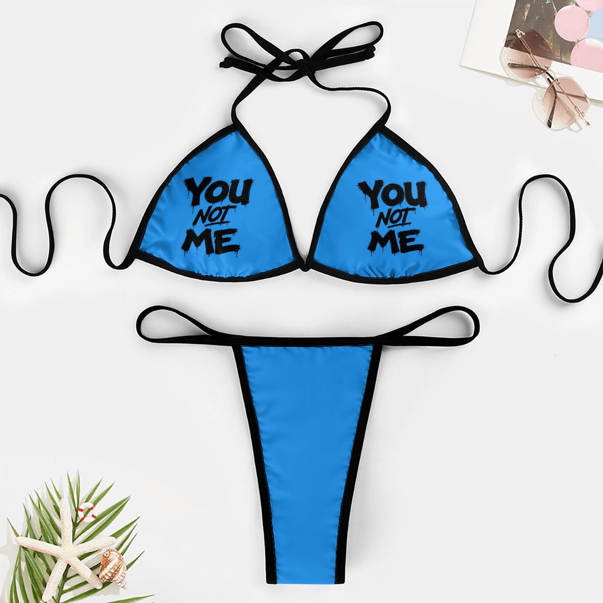 You Not Me Thong Bikini