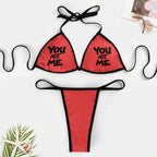 You Not Me Thong Bikini