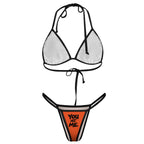 You Not Me Thong Bikini