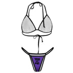 You Not Me Thong Bikini