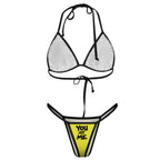 You Not Me Thong Bikini