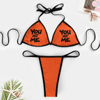 You Not Me Thong Bikini